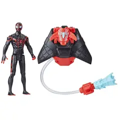 MARVEL - Figura de Acción Spider-Man Aqua Web Warriors Miles Morales