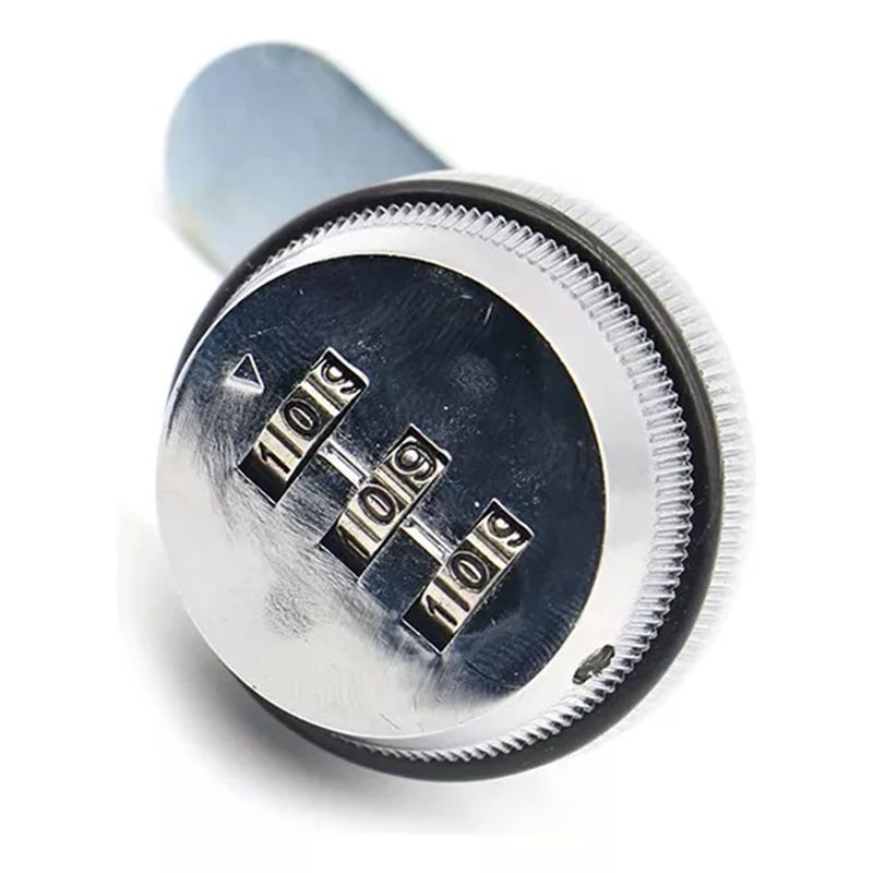 GENERICO - Cerradura Mueble Lockers Casilleros Con Clave Ppuerta 12mm