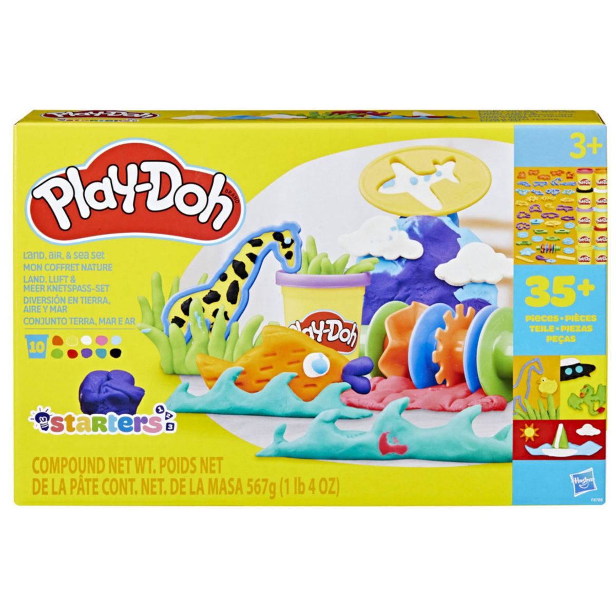 PLAY DOH - Masas y Plastilinas Play-Doh Diversión en Tierra Aire y Mar