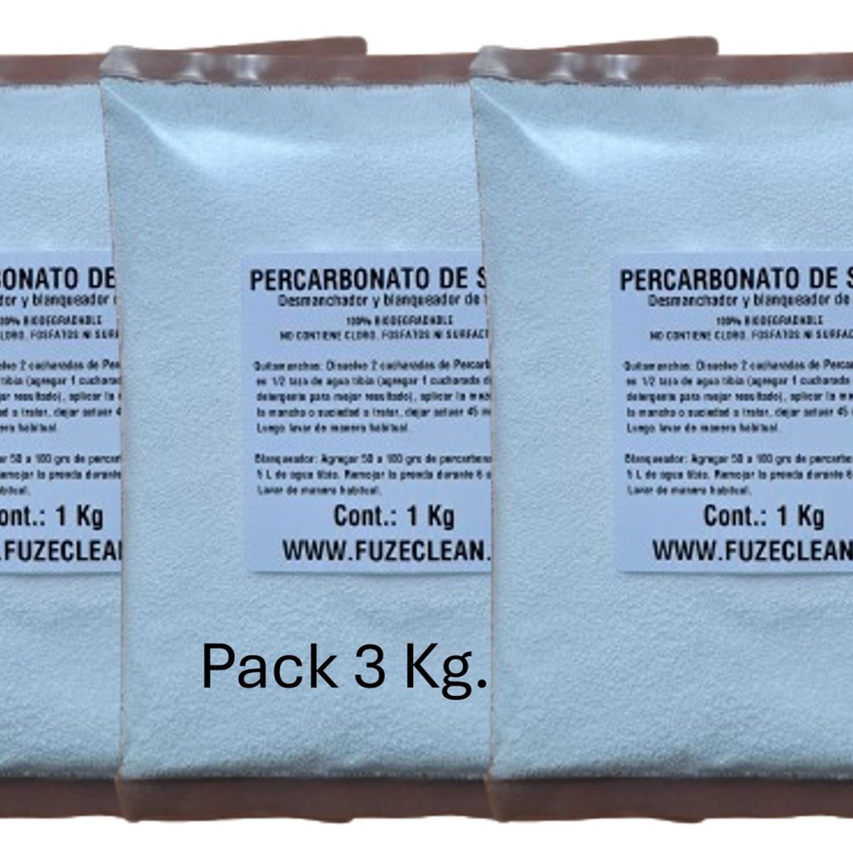 FUZE CLEAN - Percarbonato de sodio 3kg