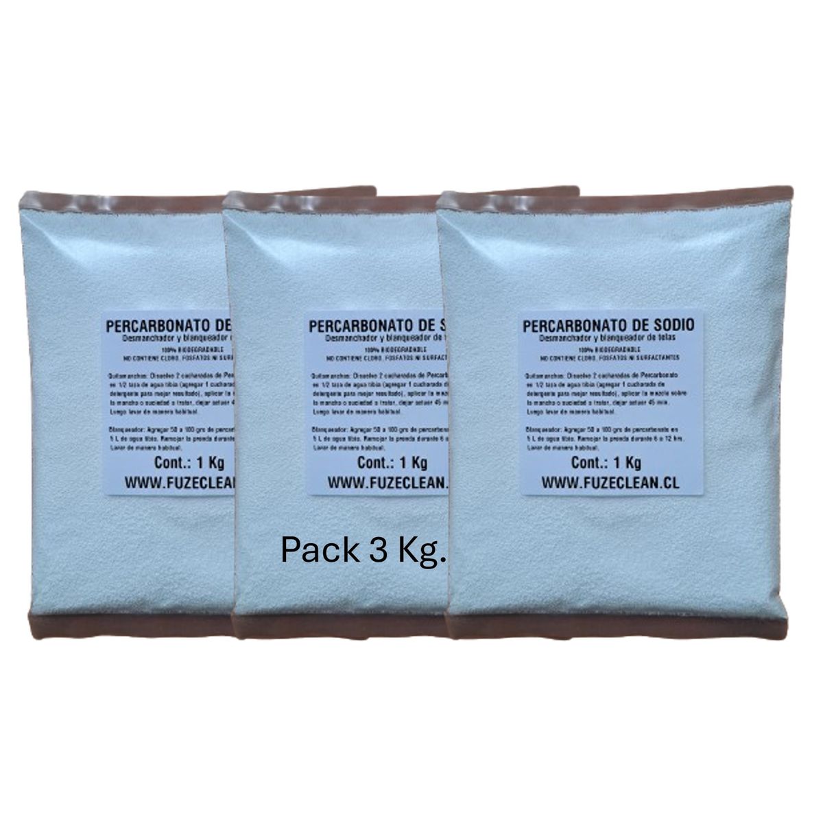 FUZE CLEAN - Percarbonato de sodio 3kg