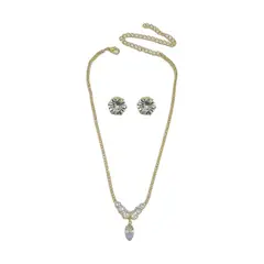 GENERICO - Set De Collar Y Aros Para Fiesta Rose