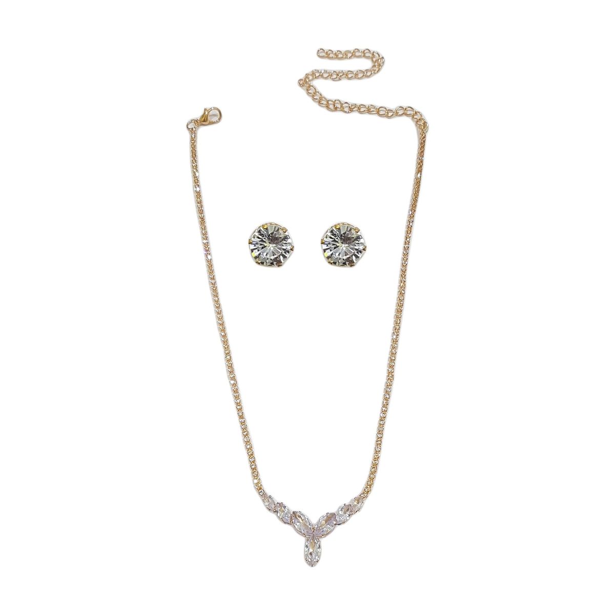 GENERICO - Set De Collar Y Aros Para Fiesta Lia