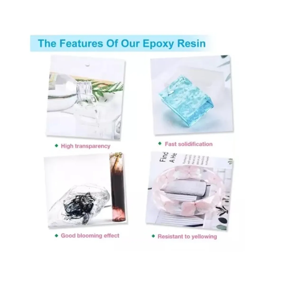 ESHOPANGIE - Resina Epóxica Cristal 11 946ml + Accesorios