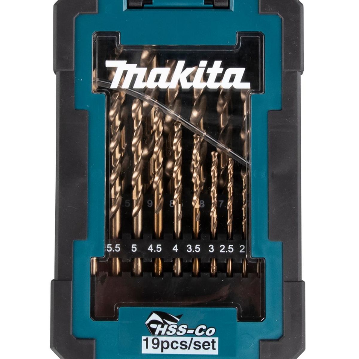 MAKITA - Juego de Brocas Para Metal HSS- CO 1-10mm 19 Pzas - Makita
