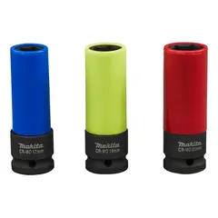 MAKITA - Set 3 Dados De Impacto 1/2 Para Tuercas De Rueda