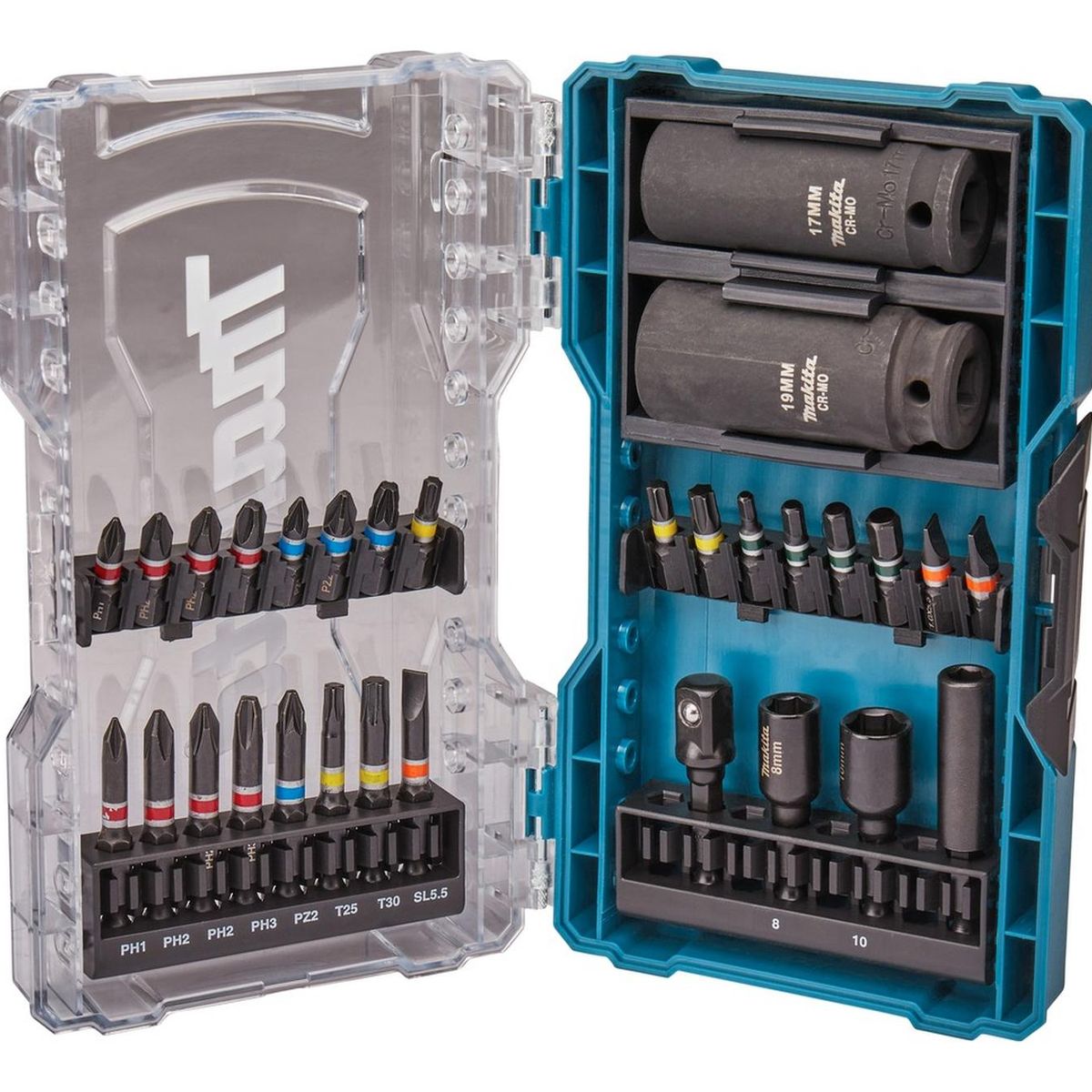 MAKITA - Set Puntas, Adaptadores y Dados 30 PZAS . - Makita