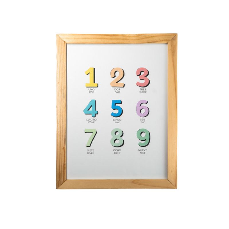GENERICO - Cuadro Decora y Aprende NUMEROS