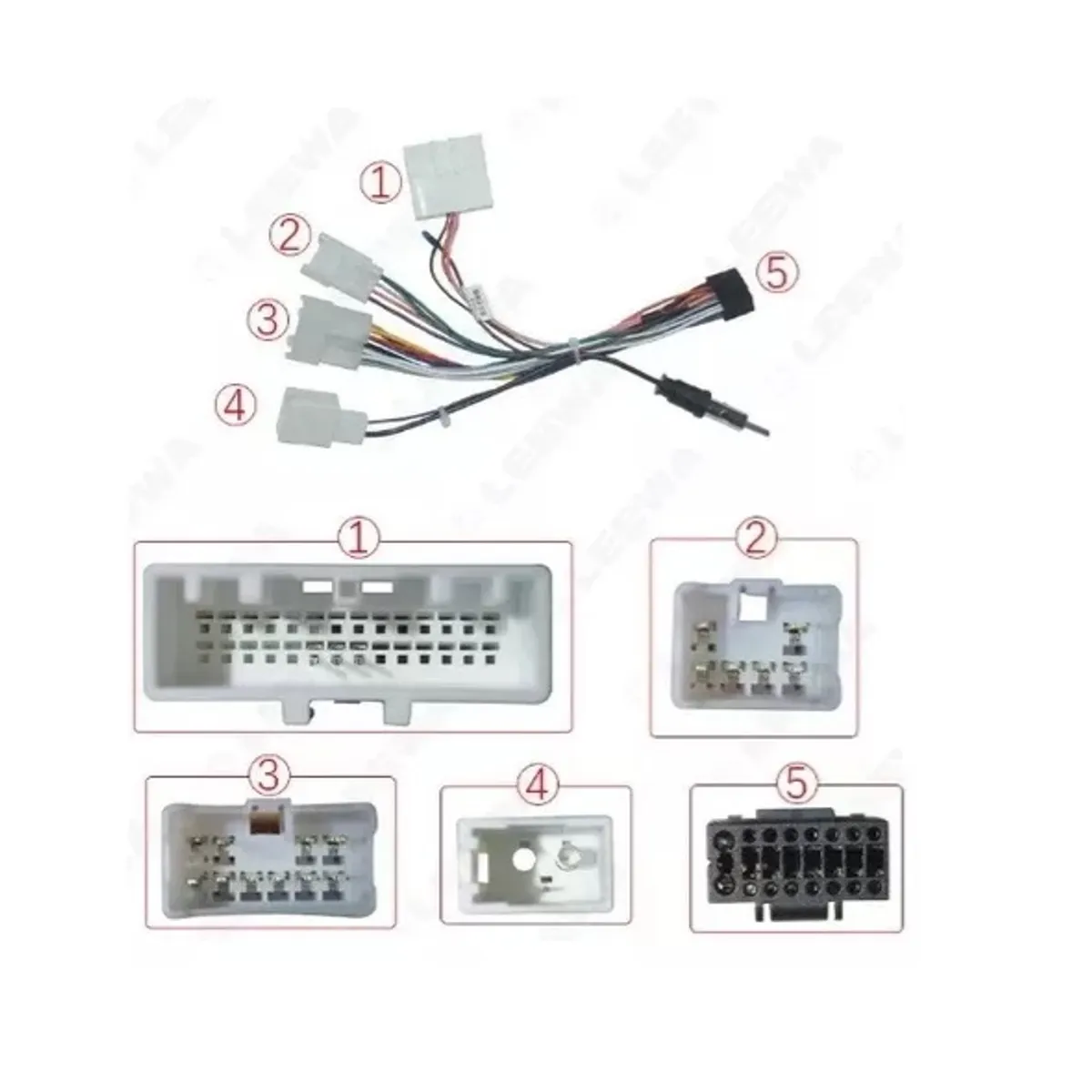TOYOTA - Arnés Conector Radio Android Toyota Y Antena Año 2006-2019