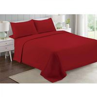 Sabanas De Polar 2.0 Plazas (queen) Rojo Otoño Invierno