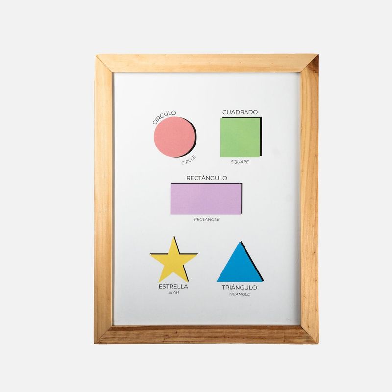 GENERICO - Cuadro Decora y Aprende FIGURAS GEOMÉTRICAS