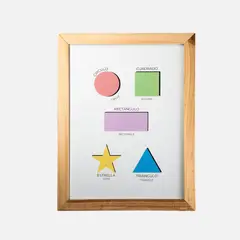 GENERICO - Cuadro Decora y Aprende FIGURAS GEOMÉTRICAS