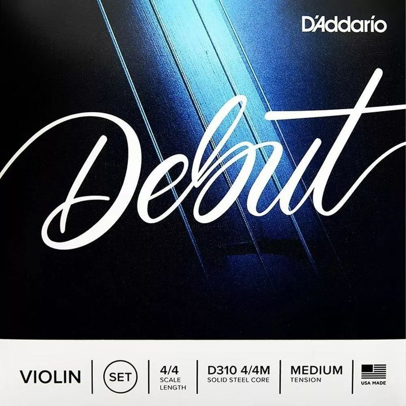 DADDARIO - Set De Cuerdas Violín 4/4 Debut D310 4/4M Daddario
