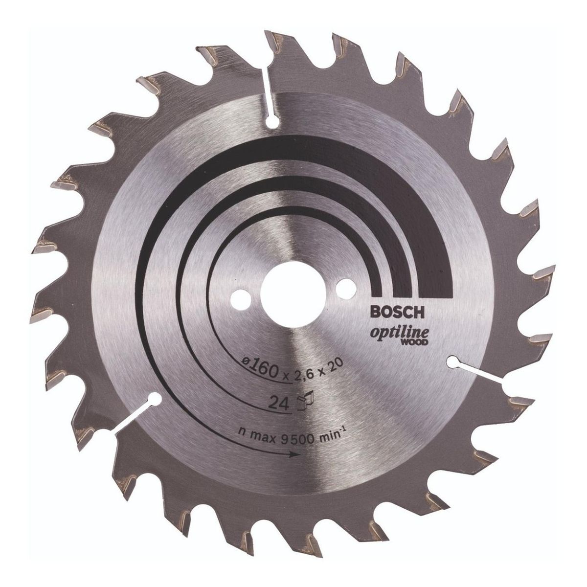 BOSCH - Disco De Sierra Circular Optiline 160mm 24 Dientes Bosch