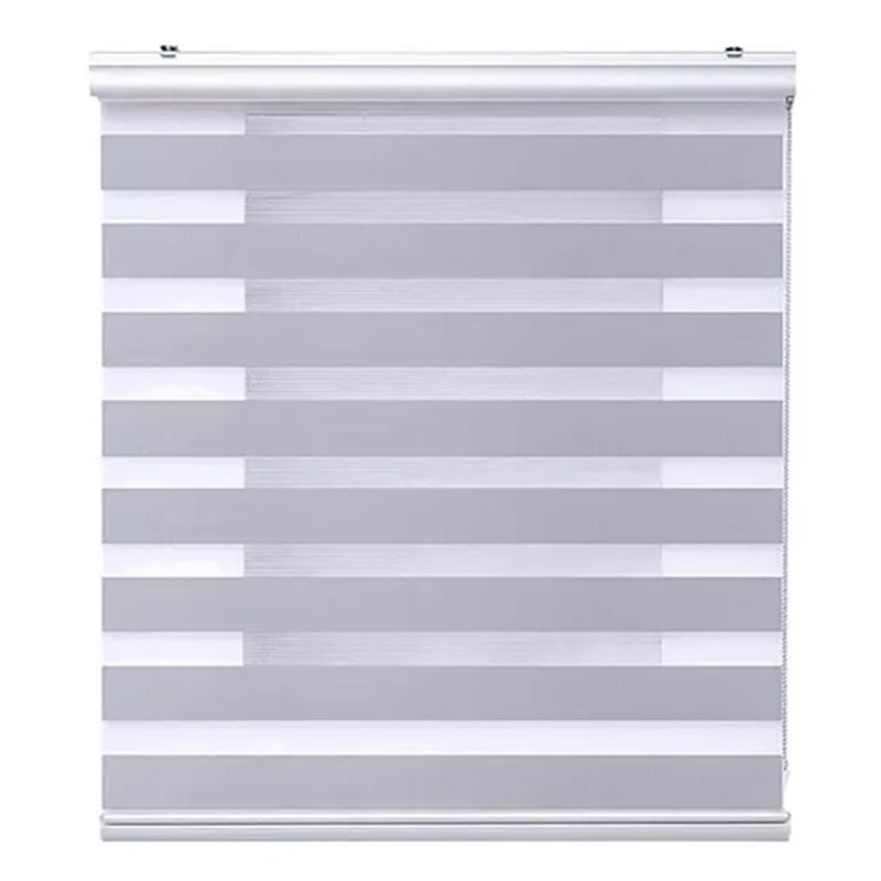 ESHOPANGIE - Cortina Roller Duo Zebra Dia Y Noche Persiana 100x180cm Gris