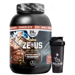 PALIKOS FITNESS - Proteina 1kg Whey Complex / Sabor Chocolate/ 30 servicios + Shaker