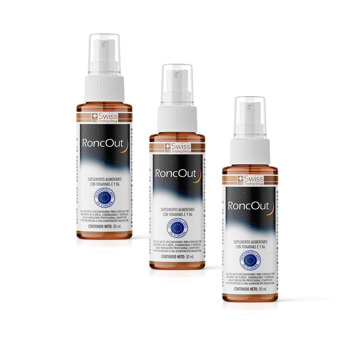 RONCOUT - Suplemento Alimenticio Ronc-Out en Spray Para los Ronquidos 90 mL