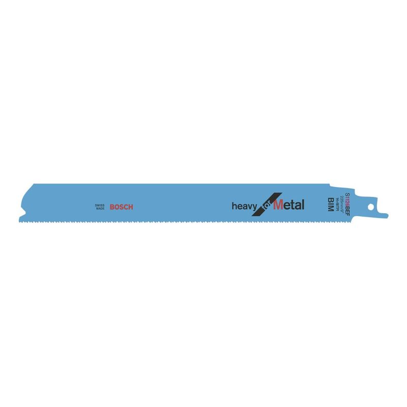 BOSCH - 5 Hojas De Sierra Sable 225mm S1126bef Heavy For Metal Bosch