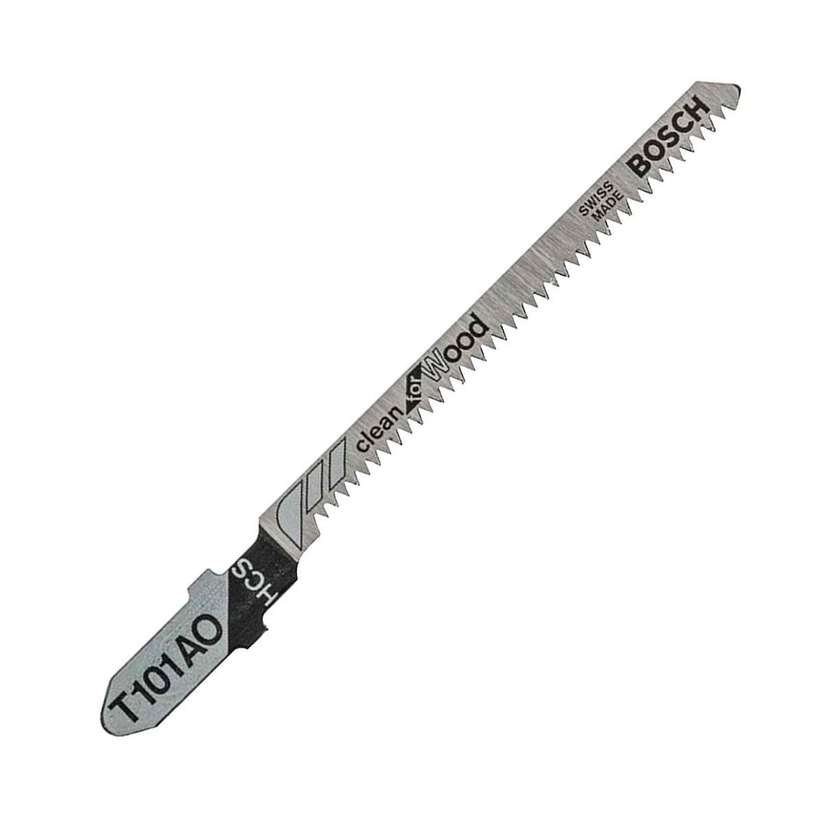 BOSCH - Hoja De Calar Cortes Limpios Y Curvos En Madera 5 Pzas T101AO - Bosch