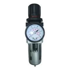 AIRONE - Filtro Regulador Con Manómetro ¼ 5µm