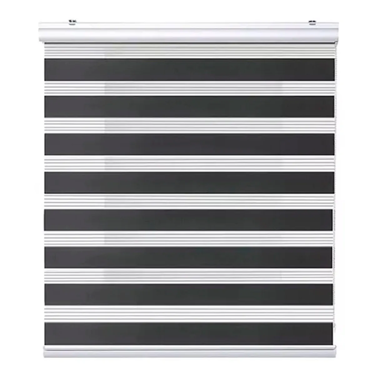 ESHOPANGIE - Cortina Roller Duo Zebra Dia Y Noche Persiana 100x180cm Negro