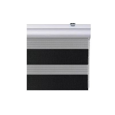 Imagen 2 del producto Cortina Roller Duo Zebra Dia Y Noche Persiana 100x180cm Negro
