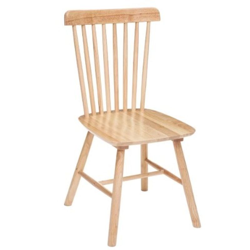 GENERICO - Set de 4 Sillas de Madera Bondu Modelo Windsor