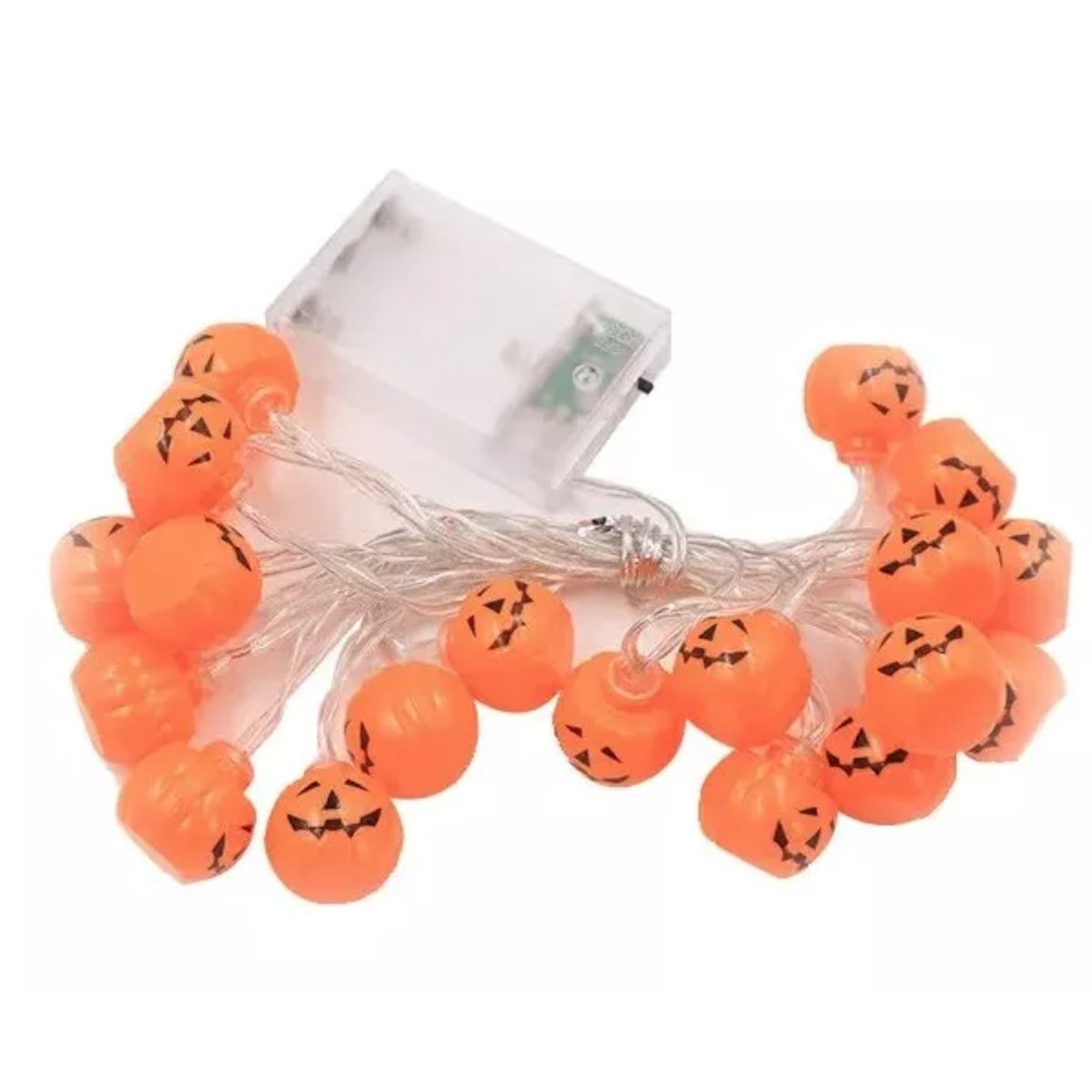 GENERICO - Luces Halloween Calabazas Fantasmas Adorno Guirnalda