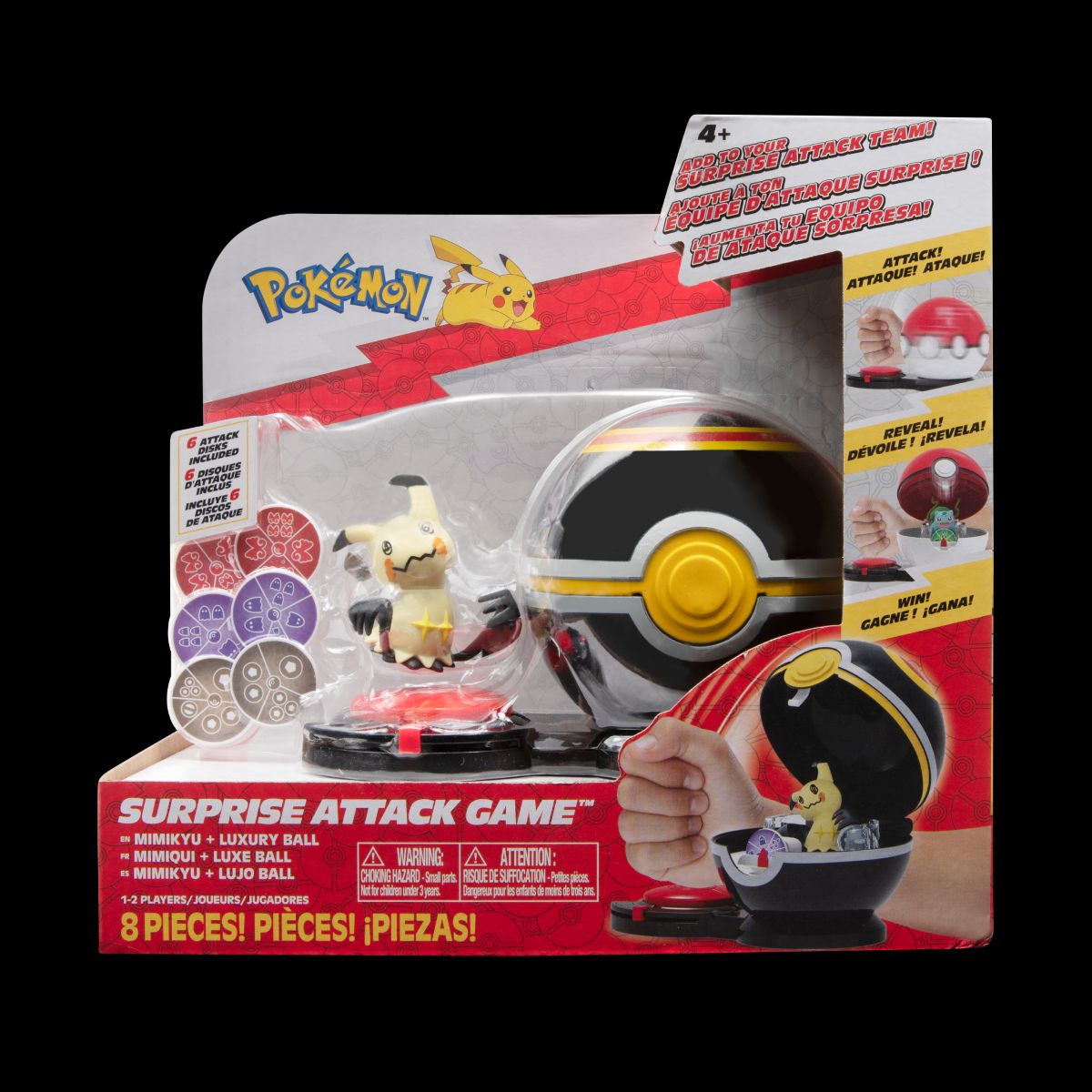 POKEMON - Set de Ataque Mimikyu Pokemon.