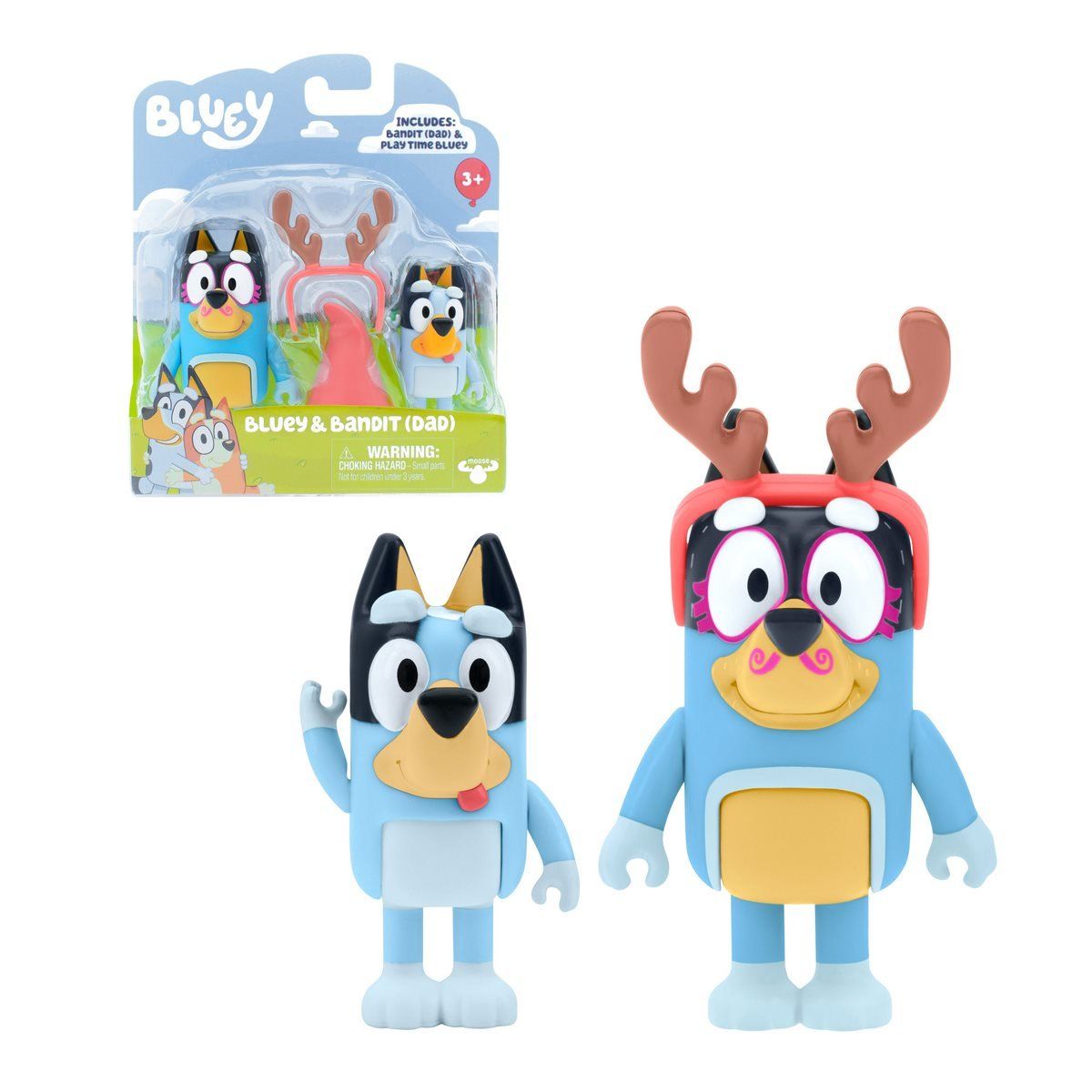 BLUEY - BLUEY PACK 2 FIGURAS - BLUY Y BANDIT