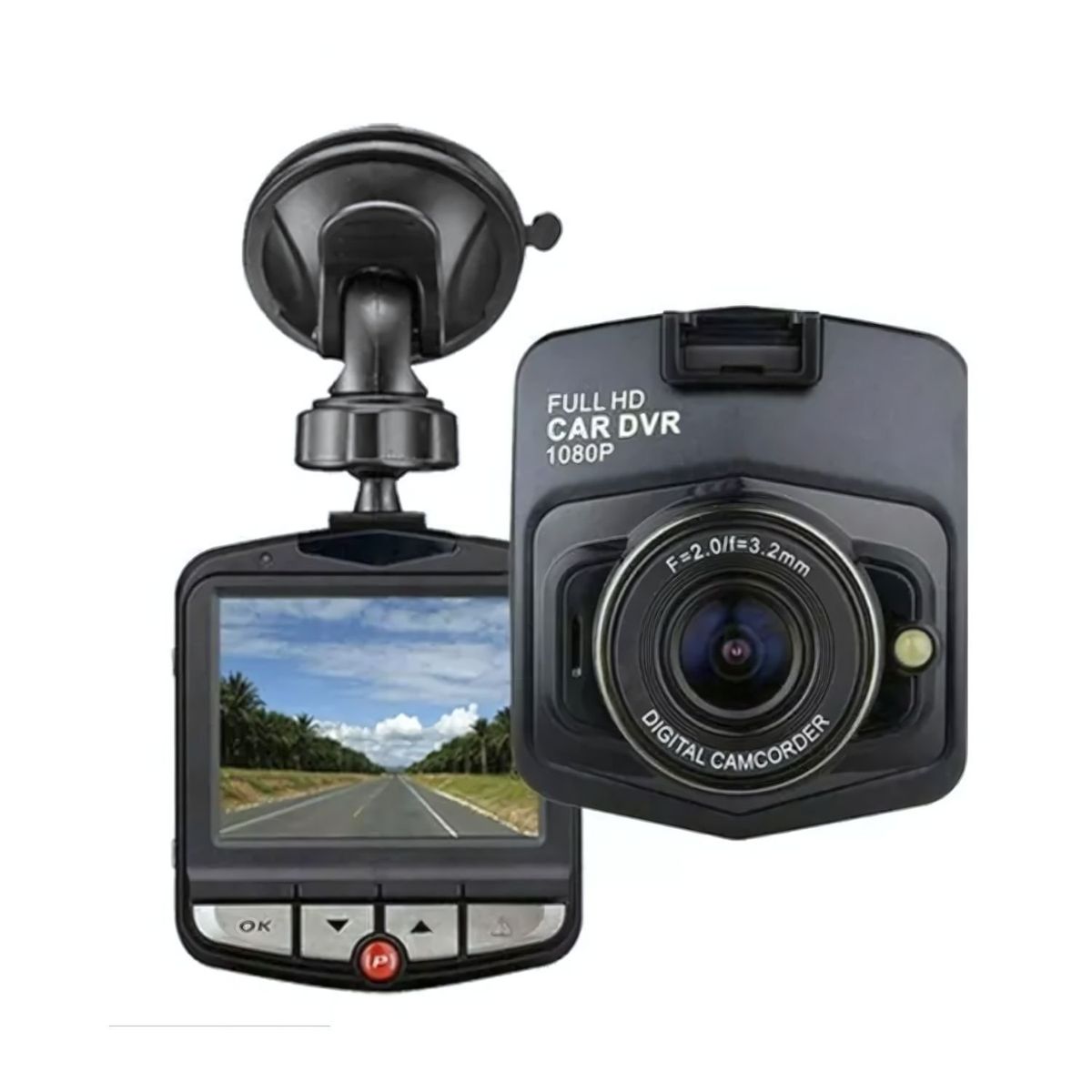 GENERICO - Cámara DVR Para Vehículos con Sensor con Video Full HD 1080p