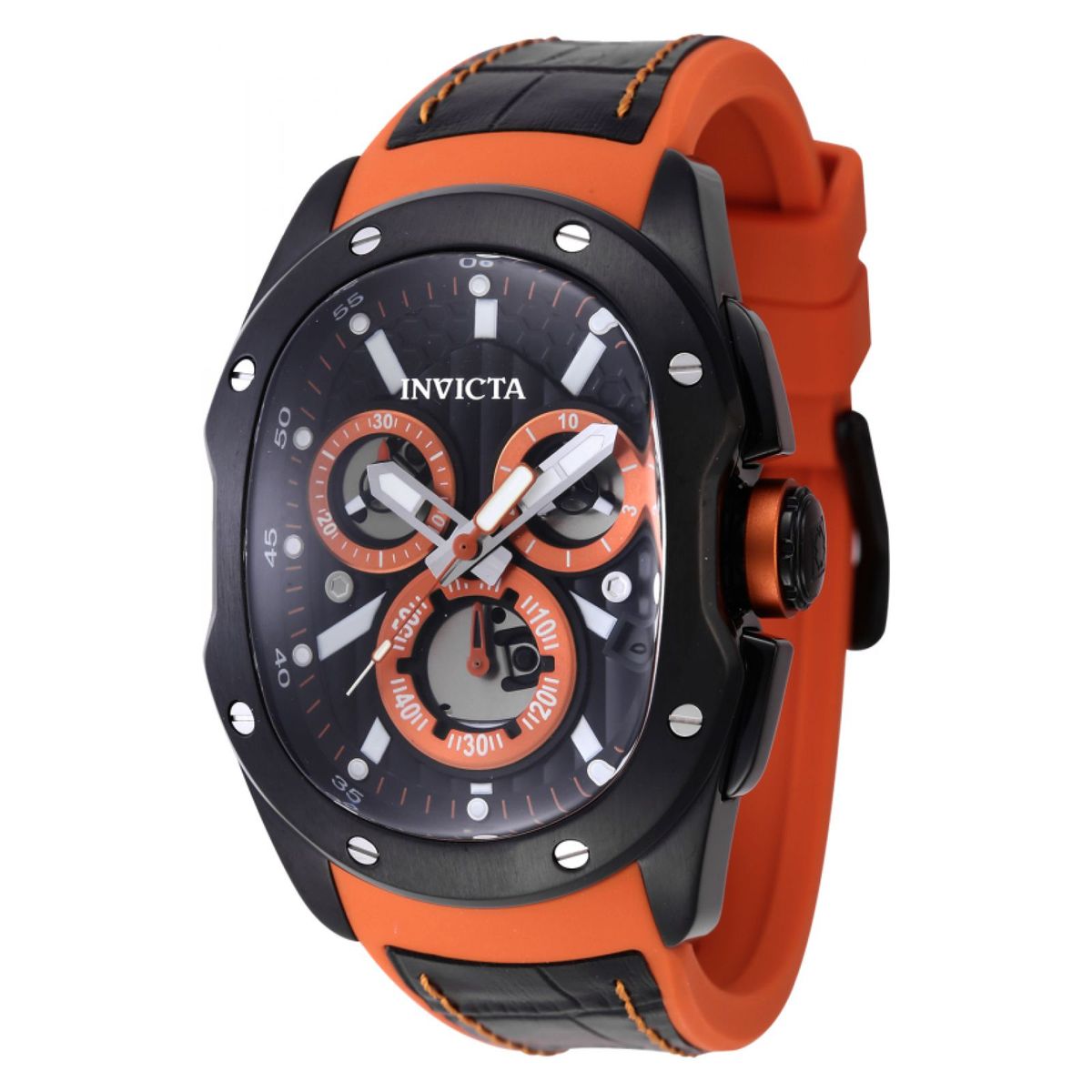 INVICTA - Reloj Invicta 45438 Lupah Quartz Naranja