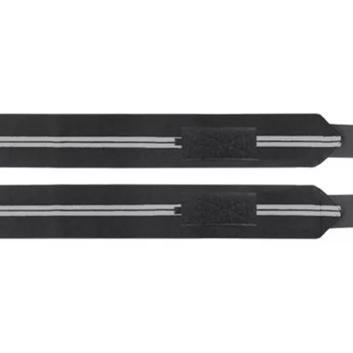 GENERICO - Muñequeras Deportivas Protector Levantamiento Pesas NEGRO CON GRIS