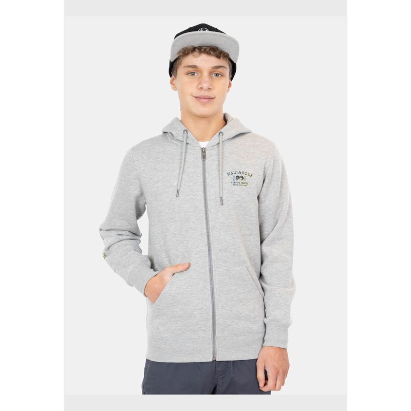 MAUI AND SONS - Poleron Full Zipper The Balance Gris Infantil Maui And Sons