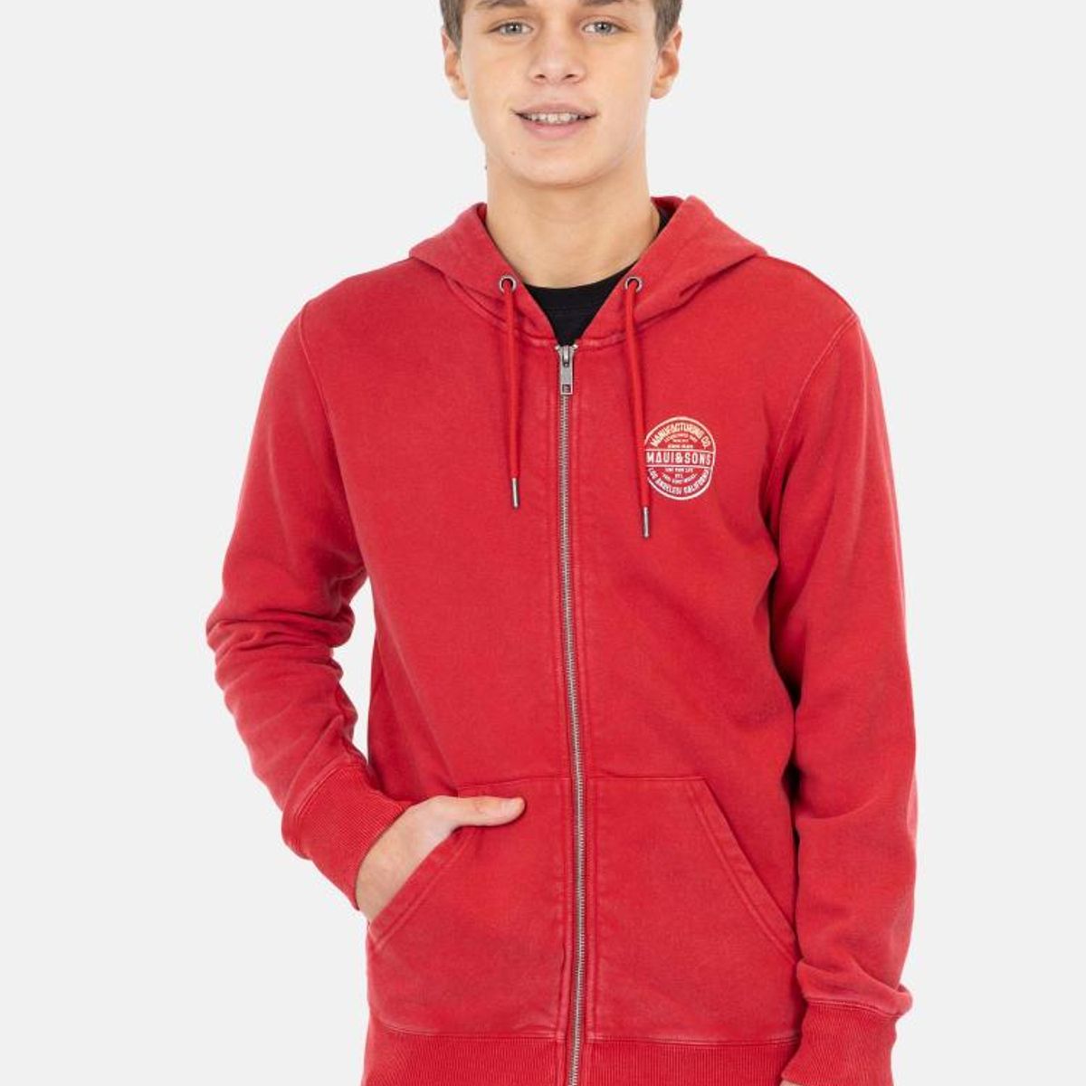 MAUI AND SONS - Poleron Los Angeles Lax Hoodies Rojo Infantil Maui And Sons