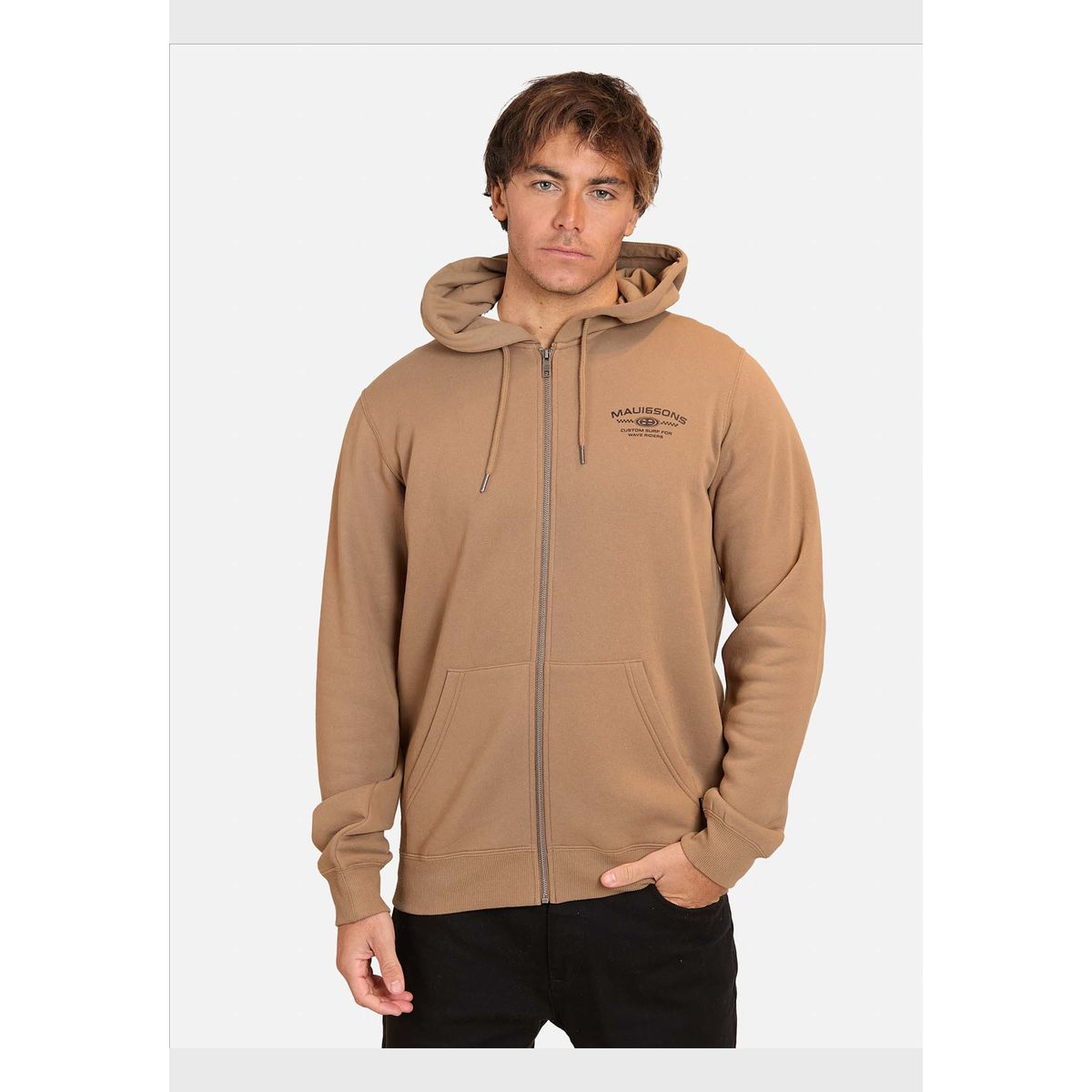 MAUI AND SONS - Poleron  Sweatshirt  Custom Surf Negro Hombre Maui And Sons