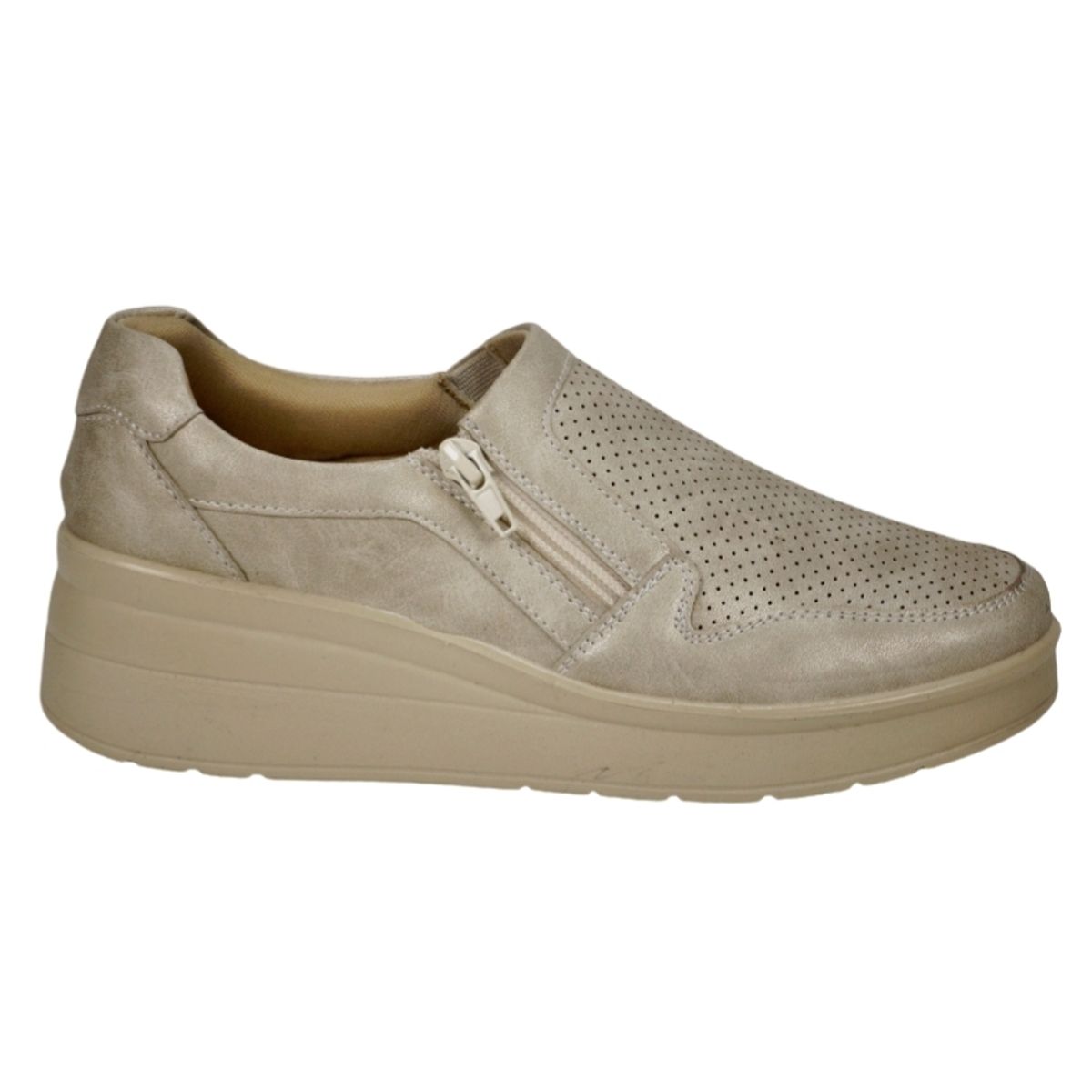 BEGOÑA - Zapatilla Nebai Dorado BEGOÑA