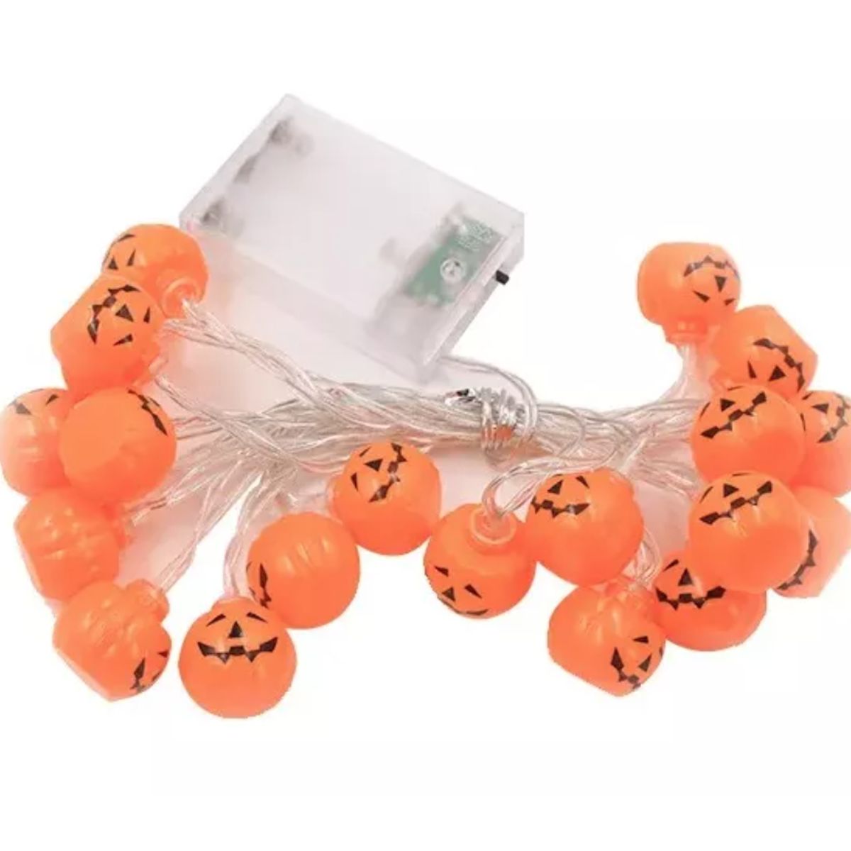 GENERICO - Luces Halloween Calabazas Fantasmas Adorno Guirnalda