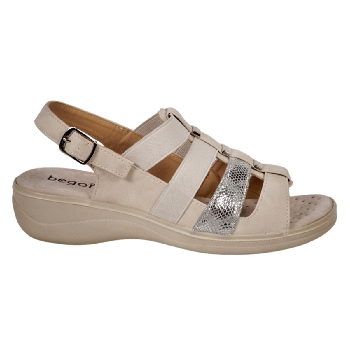 BEGOÑA - Sandalia Kivu Beige BEGOÑA