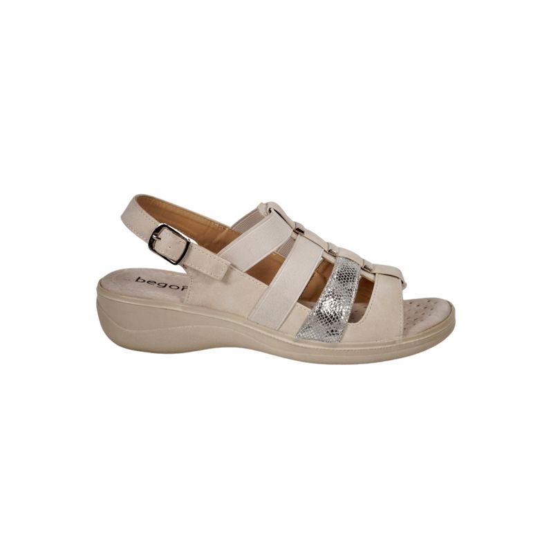 BEGOÑA - Sandalia Kivu Beige BEGOÑA