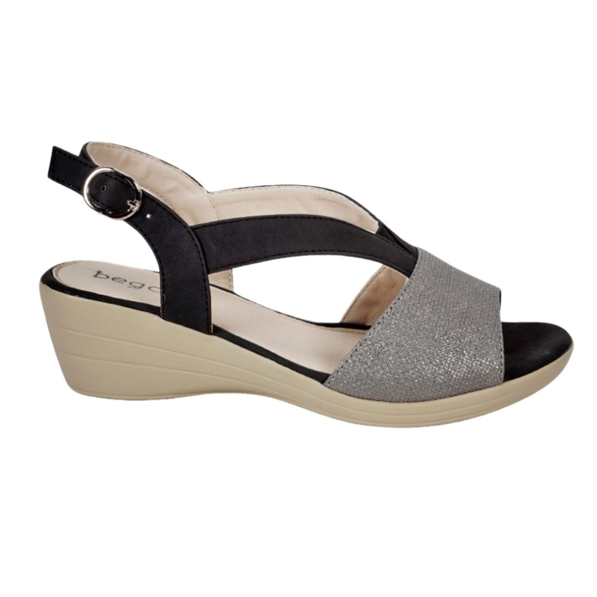 BEGOÑA - Sandalia Sudy Negro BEGOÑA