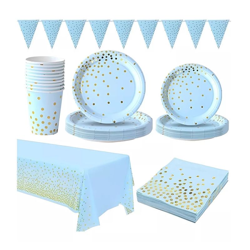 Pasteleria - X20 Vasos Desechables Servilletas Platos Decoracion Fiestas