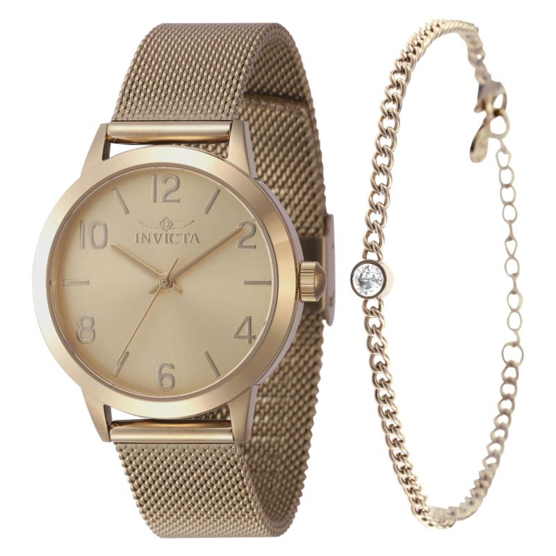 INVICTA - Reloj Invicta 47275 Wildflower Quartz Dorado