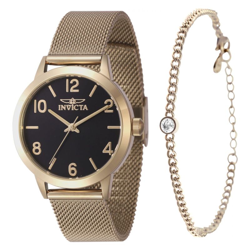 INVICTA - Reloj Invicta 47277 Wildflower Quartz Dorado