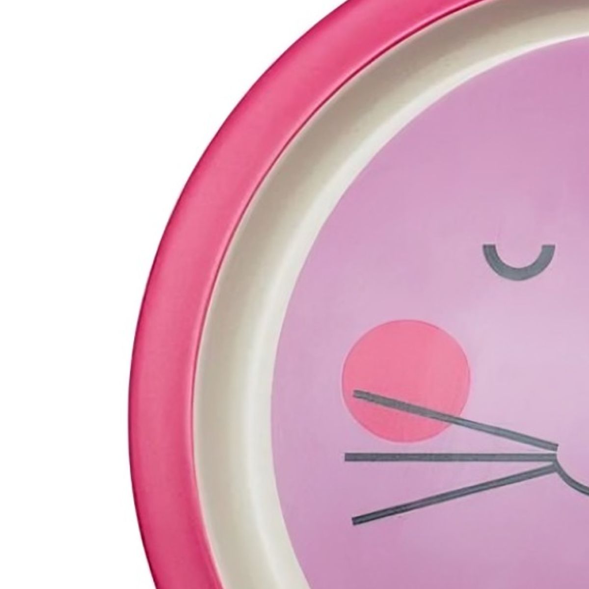 KEEP - Plato Bamboo Kido 21cms Diseño ROSADO