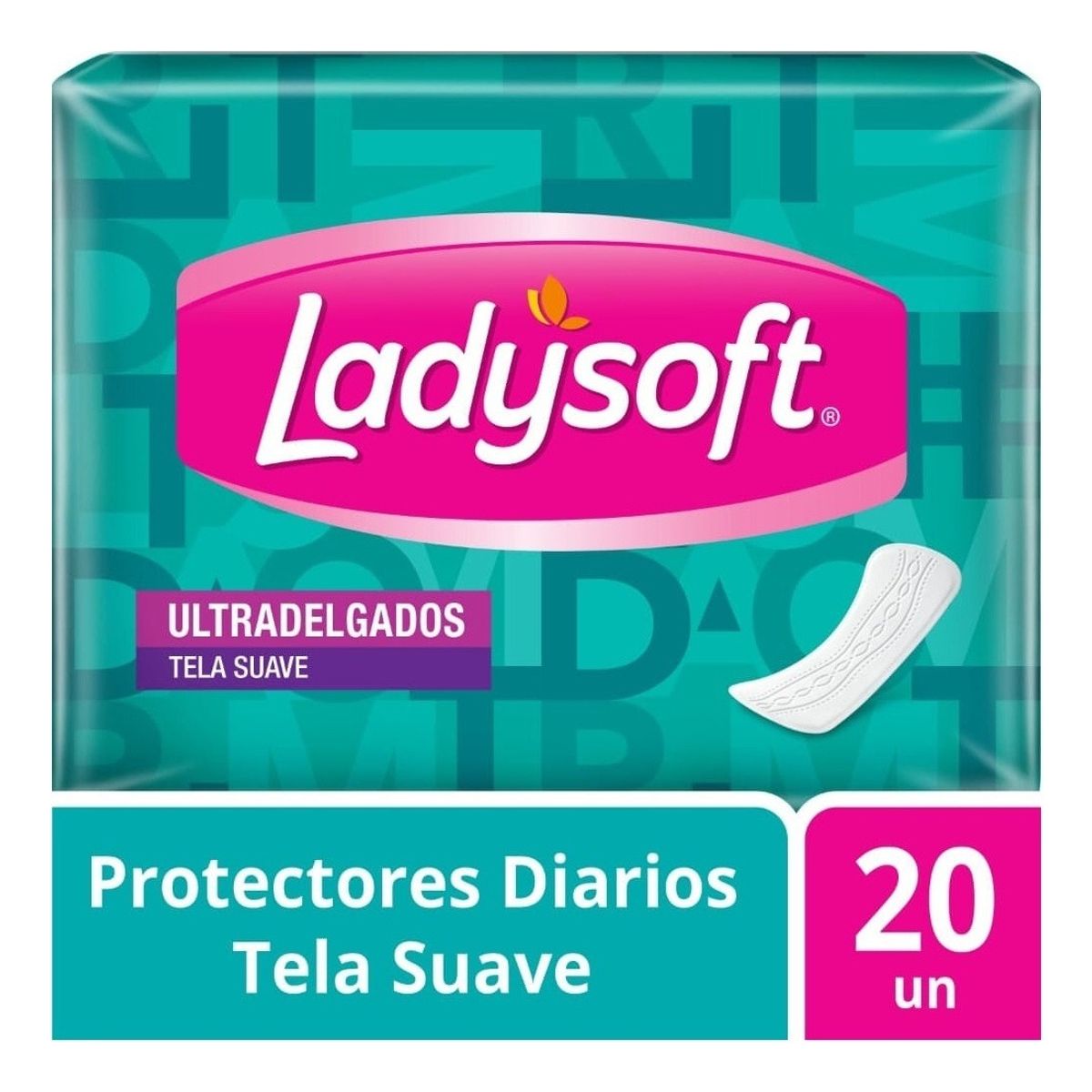 LADYSOFT - Protector Diario Ladysoft Ultradelgada Tela Suave 20 Unidade