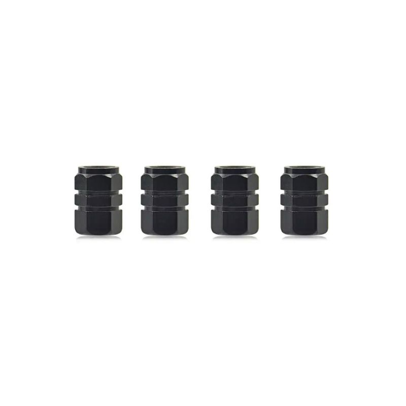 GENERICO - X4 Tapas De Aluminio Válvula De Neumático Para Autos