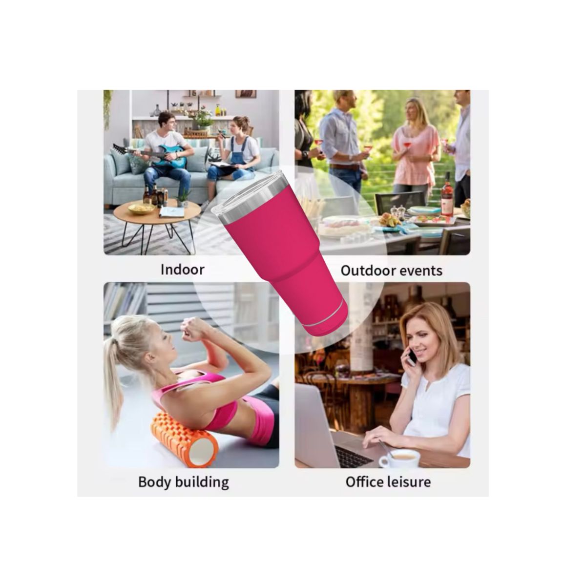 GENERICO - Vaso Termico 780ml Con Parlante Bluetooth