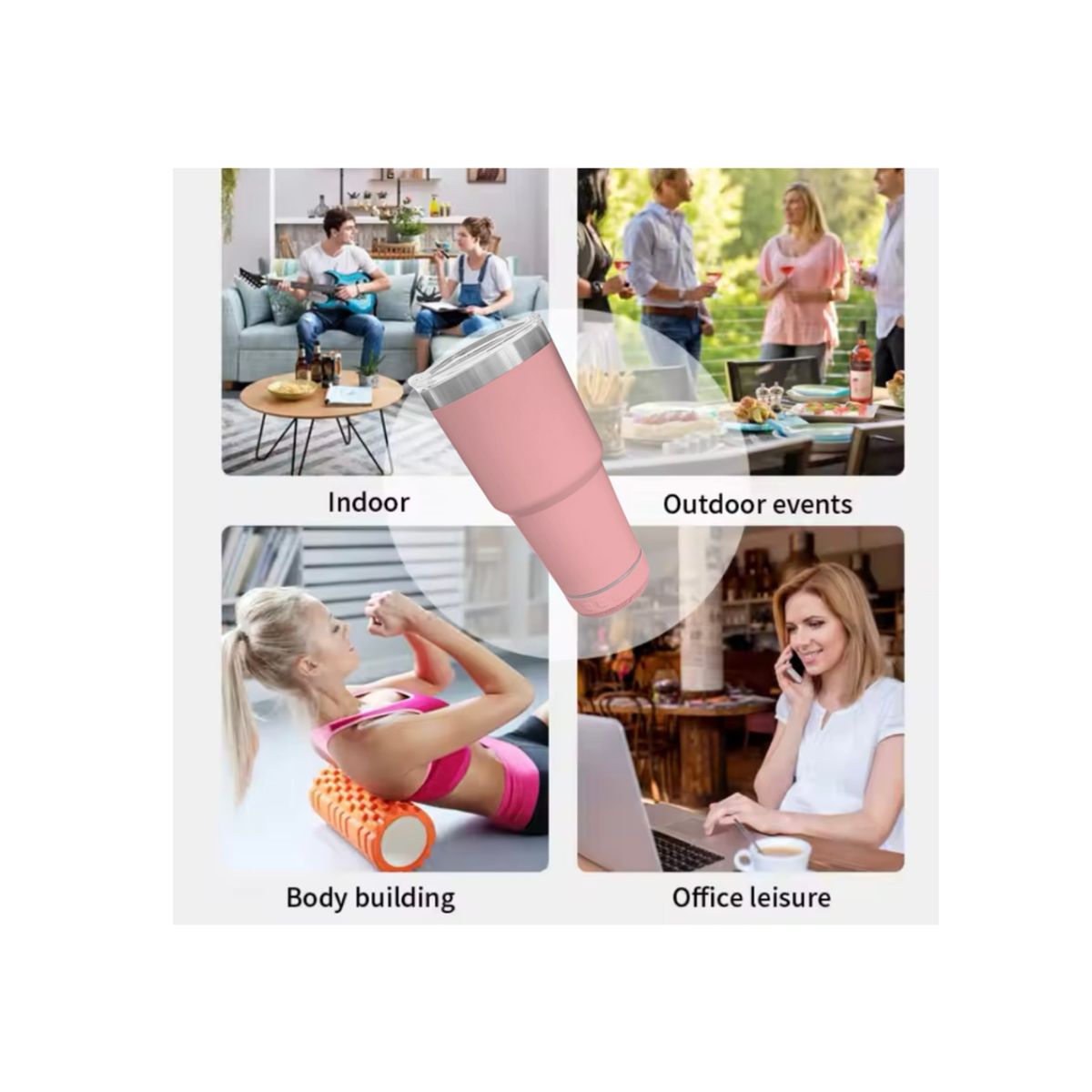 GENERICO - Vaso Termico 780ml Con Parlante Bluetooth