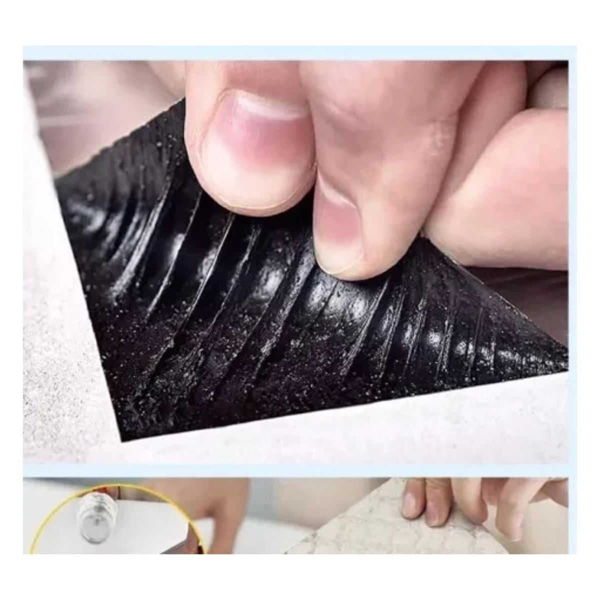 GENERICO - Cinta Adhesiva Impermeable 5 Metros 150 mm Resistente